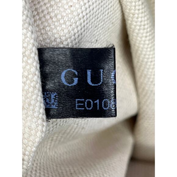 GUCCI Gold Metallic Leather GG Sukey Satchel Shoulder Crossbody Made In Italy - Picture 10 of 15